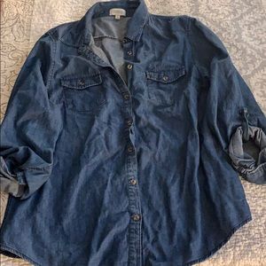 Cotton “jean” shirt